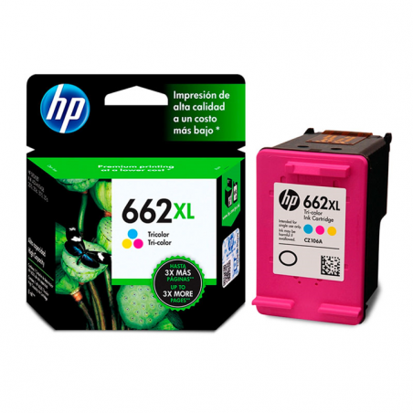 Cartucho De Tinta HP Tricolor 622 XL