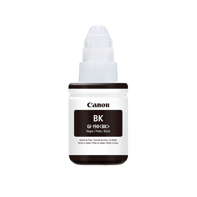 Botella de tinta Canon GI-190 BK